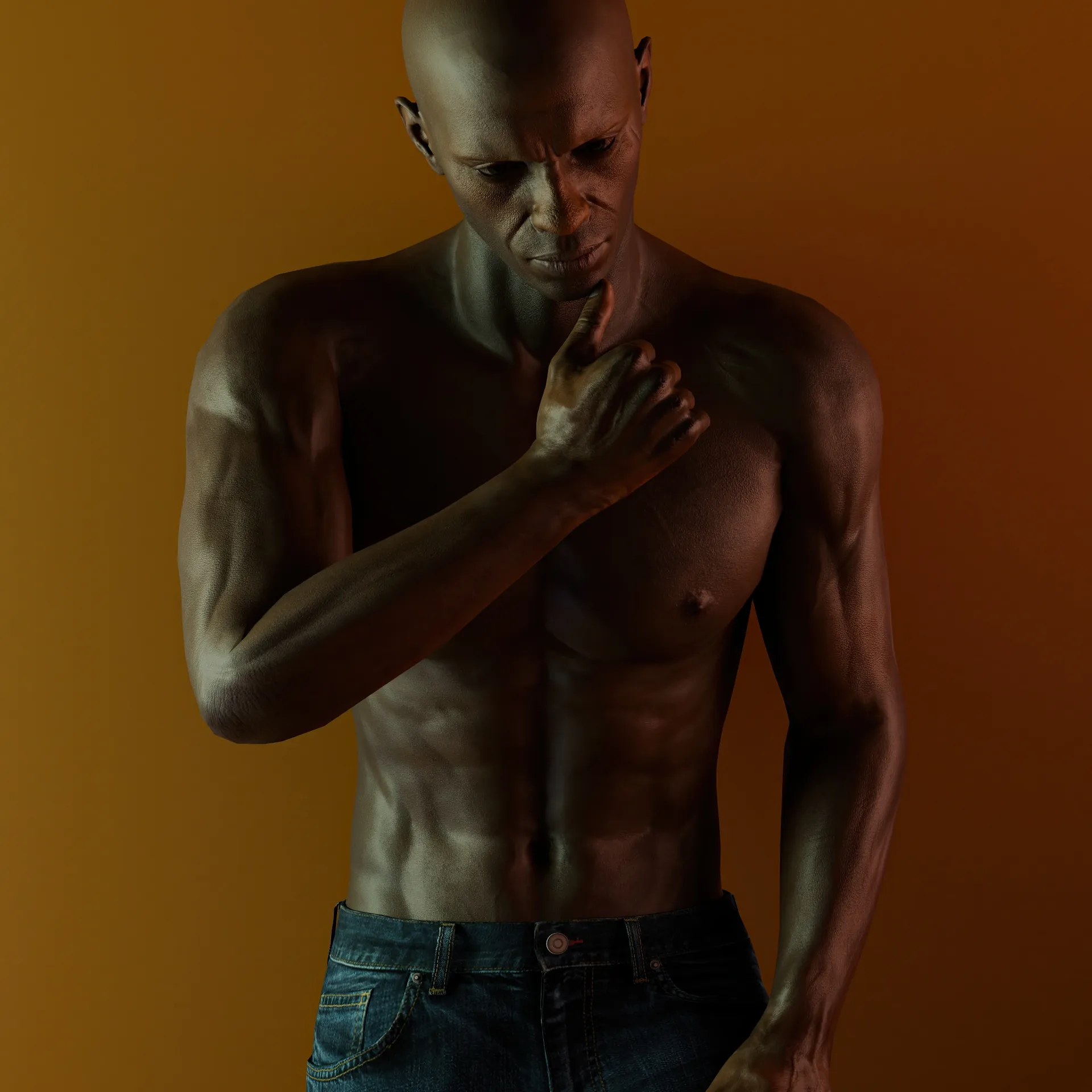 Njada, 3D character portrait